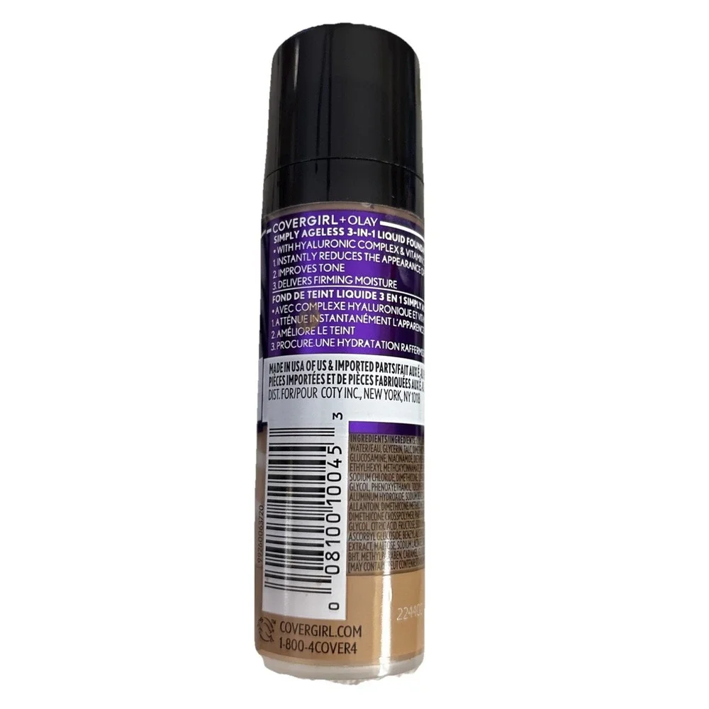 CoverGirl + Olay Simply Ageless 3-in-1 Liquid Foundation 257 Golden‎ Tan